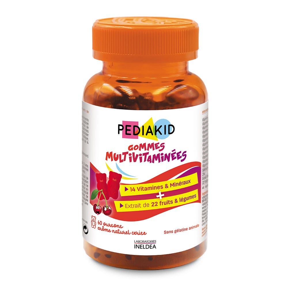 Pediakid Gommes Multivitamines Gout Cerise X60