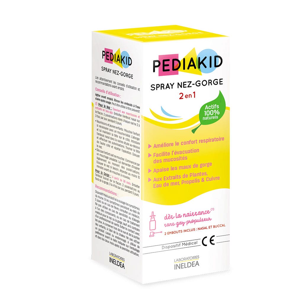 Pediakid Spray Nez Gorge 20ml