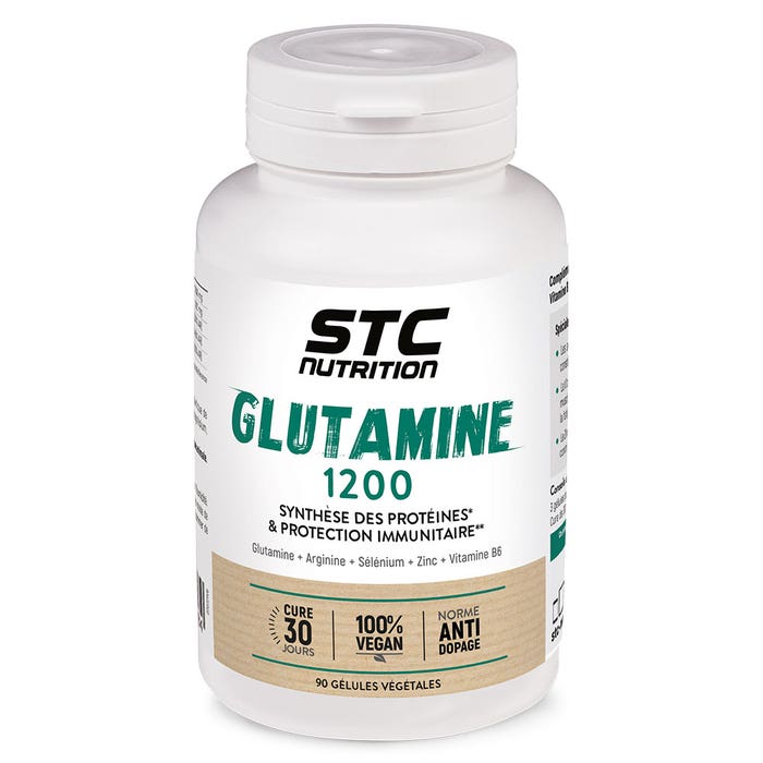 Glutamine1200 90 Gelules 90 gélules Stc Nutrition