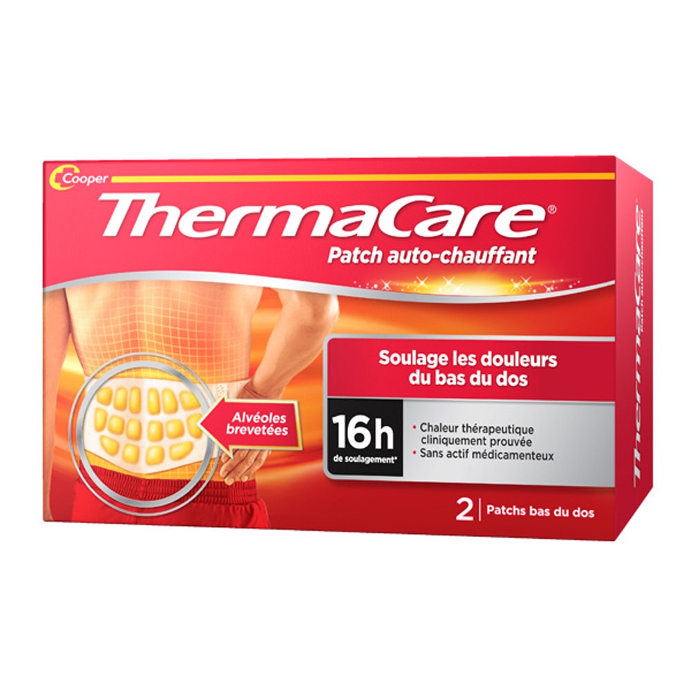 Thermacare Patch Auto-chauffant Dos x2