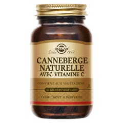 Solgar Cranberry Canneberge Naturelle 400 mg 60 gélules végétales
