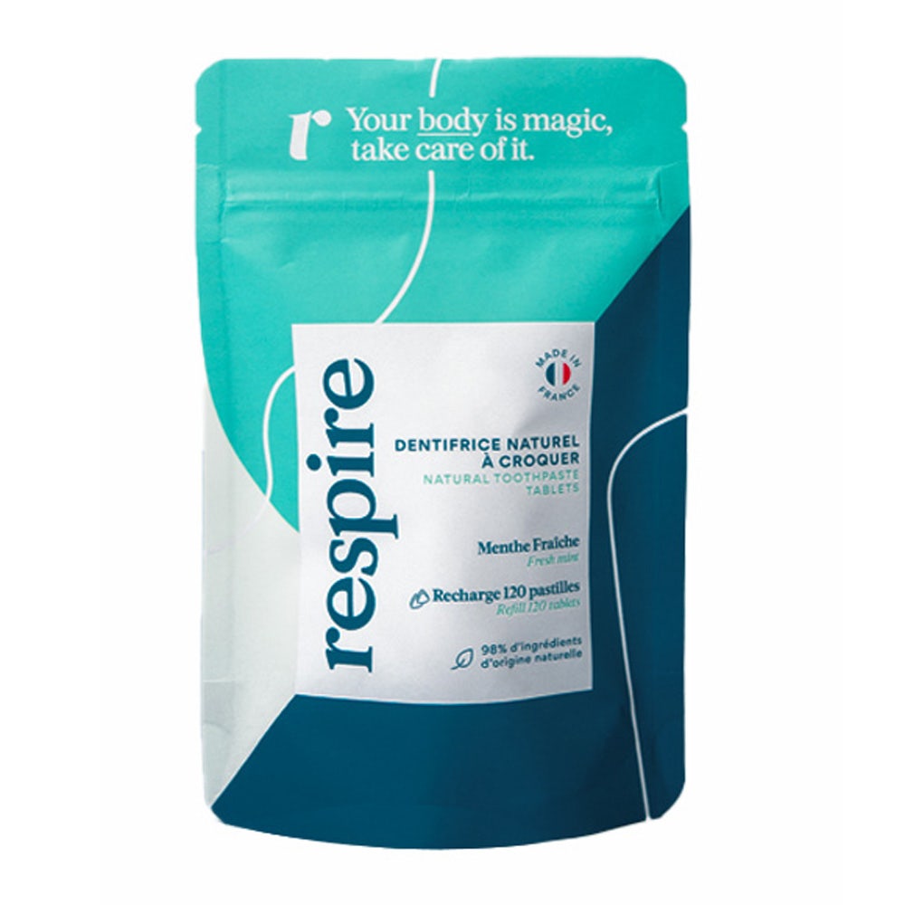Respire Recharge dentifrice solide 120 pastilles x 120 pastilles