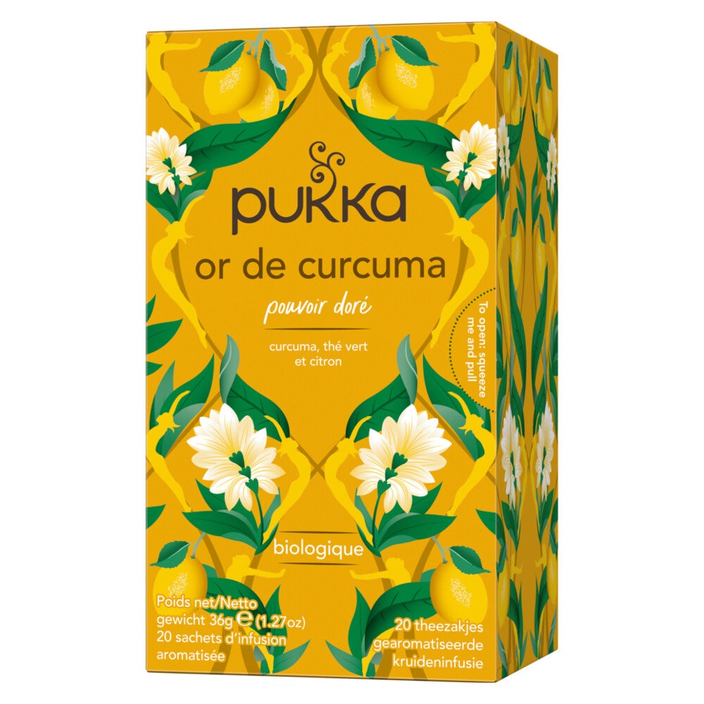 Pukka Thés Mobilité & Articulations - Or de curcuma x 20 sachets
