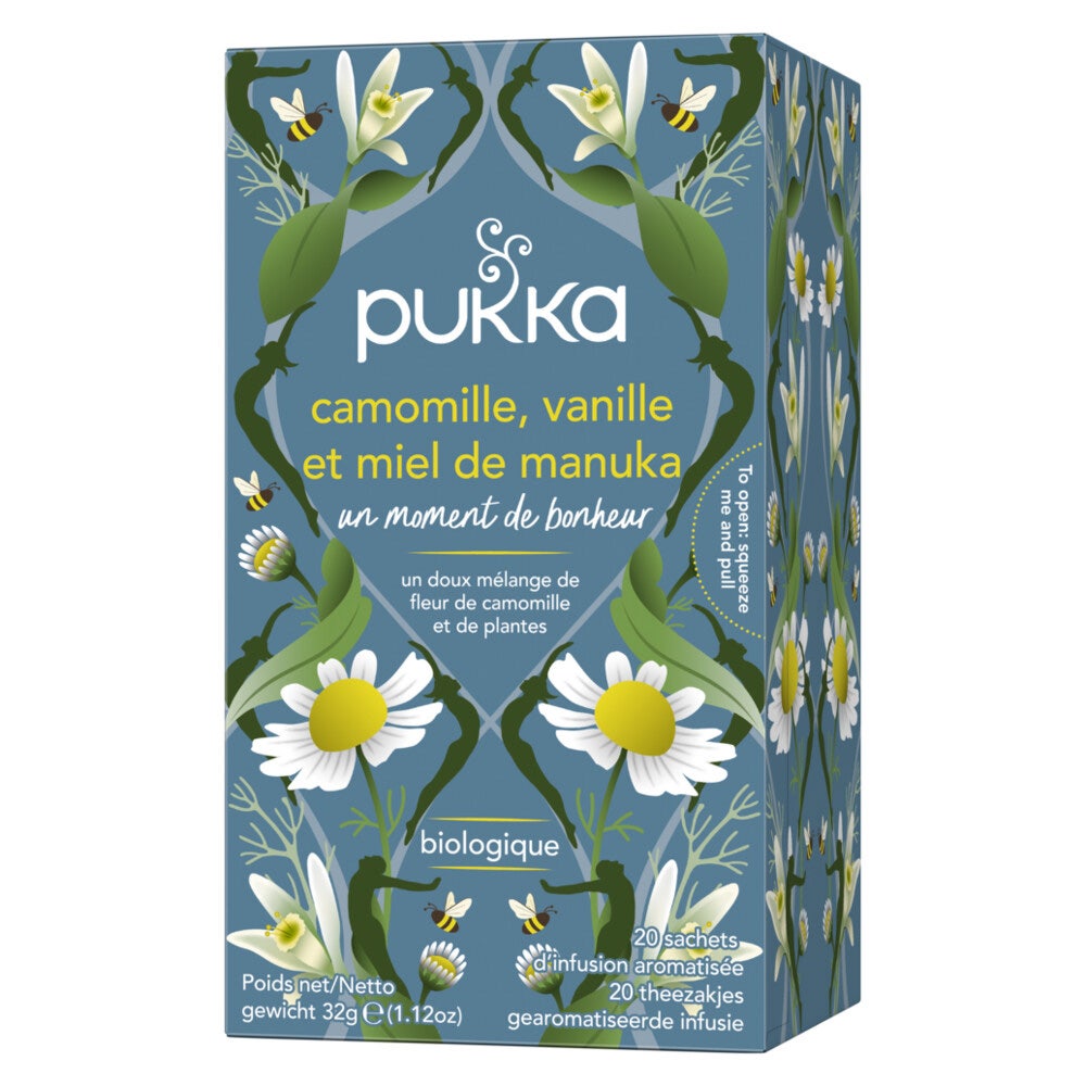 Pukka Infusion Relax - camomille, vanille & miel de manuka x 20 sachets