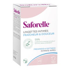 Saforelle Lingettes Intimes Jetables 10 Sachets Individuels