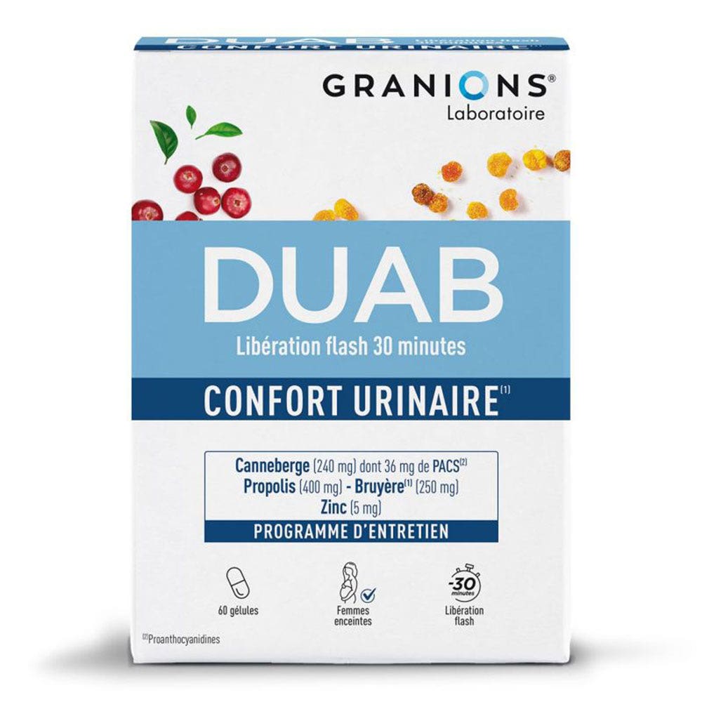 Granions Duab Confort Urinaire 60 Gelules