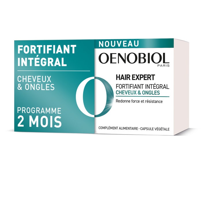 Oenobiol Hair Expert Fortifiant Intégral Cheveux & Ongles 2x60 Capsules