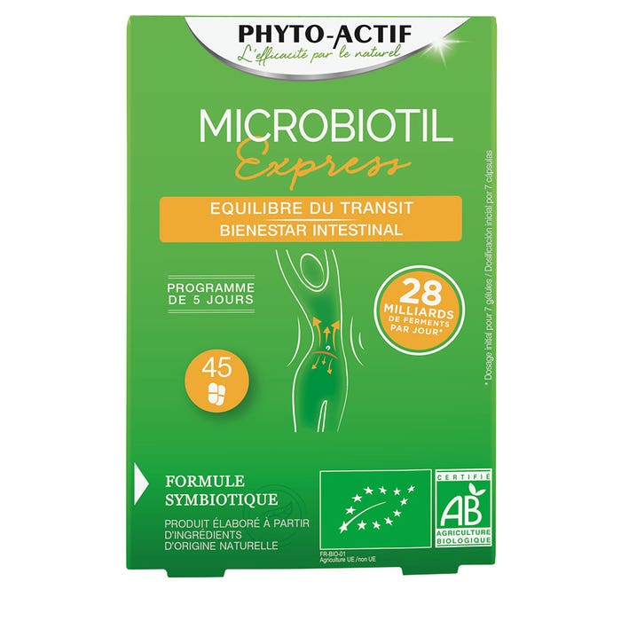 Microbiotil Express 45 Gelules 45 gélules Phyto-Actif