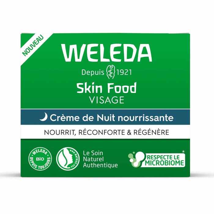 Weleda Skin Food Crème de Nuit Visage Nourrissante 40ml