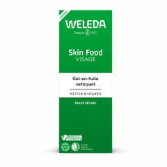 Weleda Skin Food Gel-en-huile Nettoyant Visage Peaux Sèches 75ml