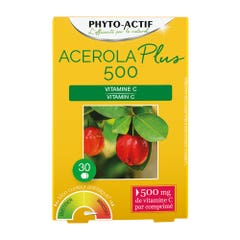 Phyto-Actif Acerola Plus 500 30 Comprimes