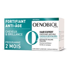 Oenobiol Hair Expert Fortifiant Anti-âge Cheveux dévitalisés 2x30 Capsules