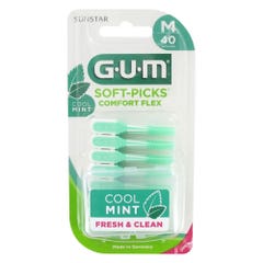 Gum Soft-Picks Brossettes Interdentaires Regular/medium x40