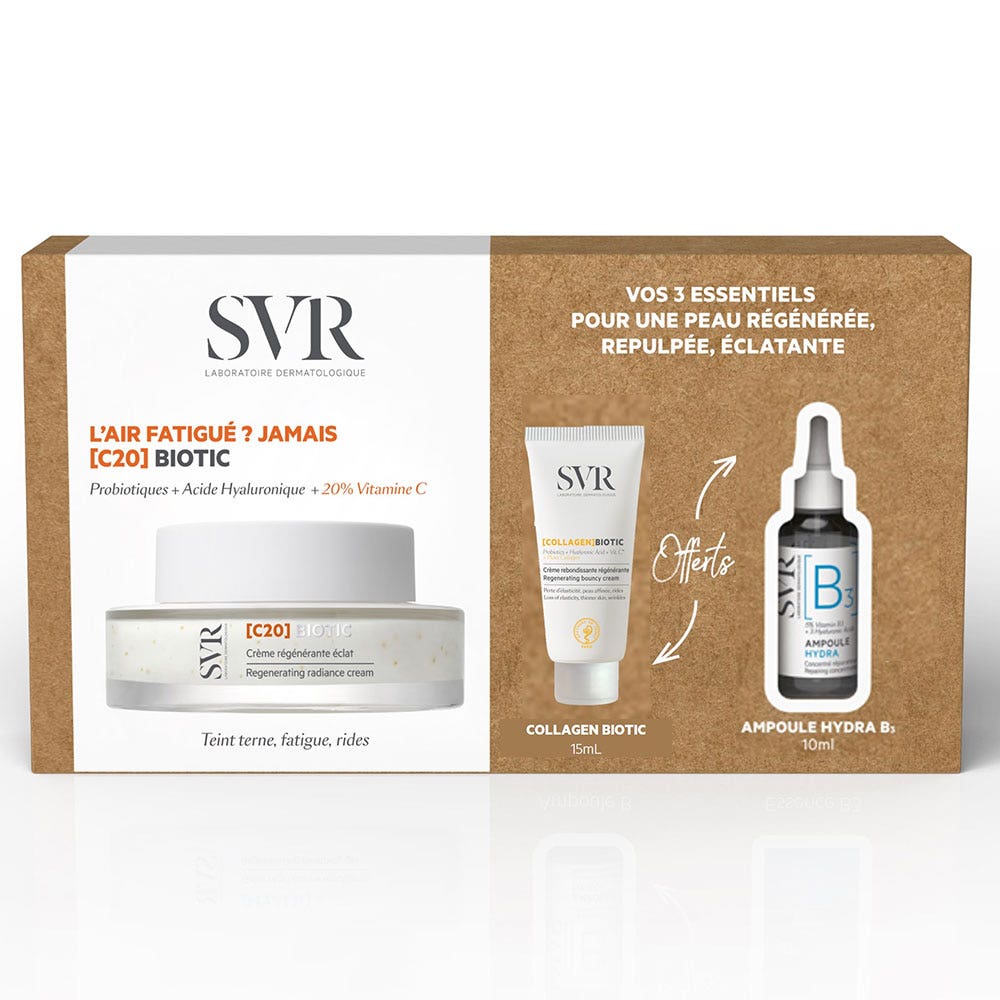 Svr Densitium Coffret [C20]Biotic 50ml +[Collagen]Biotic 15ml + Ampoule B 10ml