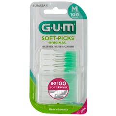 Gum Brossettes Interdentaires Regular X100 Soft-picks + Fluor