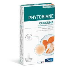 Pileje Phytobiane Curcuma Confort digestif 30 comprimés