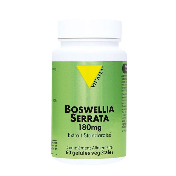 Vit'All+ Boswellia Serrata 180mg Bio 60 Gélules Végétales