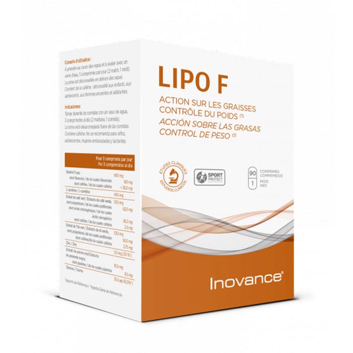 Lipo F+ 90 comprimés Inovance