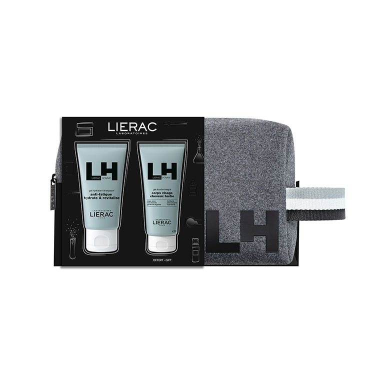 LIERAC  Homme Pack Hydratant No&euml;l 2023 Gel Hydratant + Gel Douche