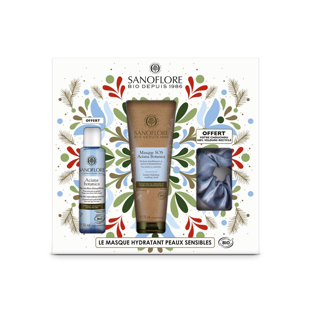 SANOFLORE  Aciana Botanica Masque SOS Bio 75 ml + 2 Cadeaux