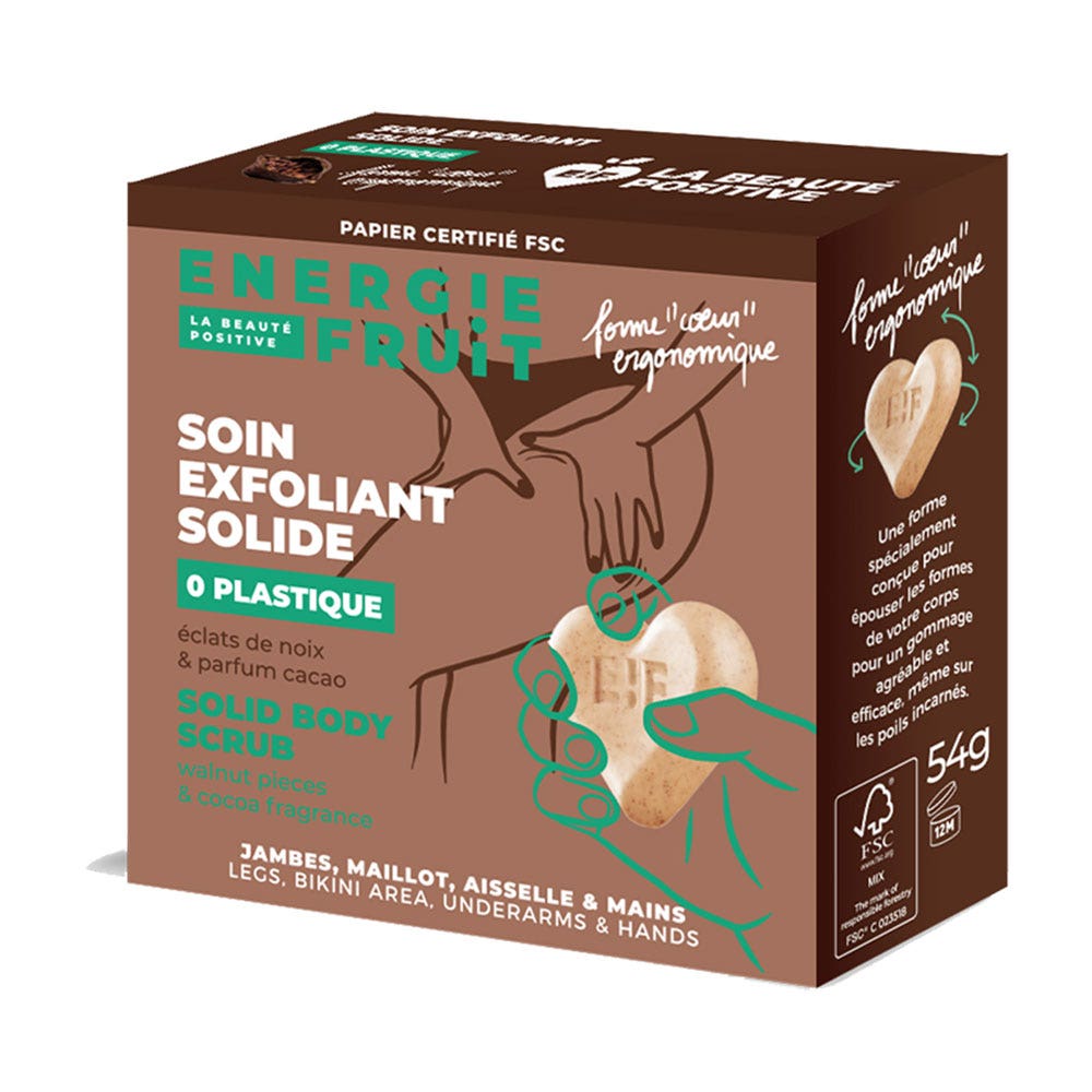 Energie Fruit Soin exfoliant solide Parfum cacao 54g
