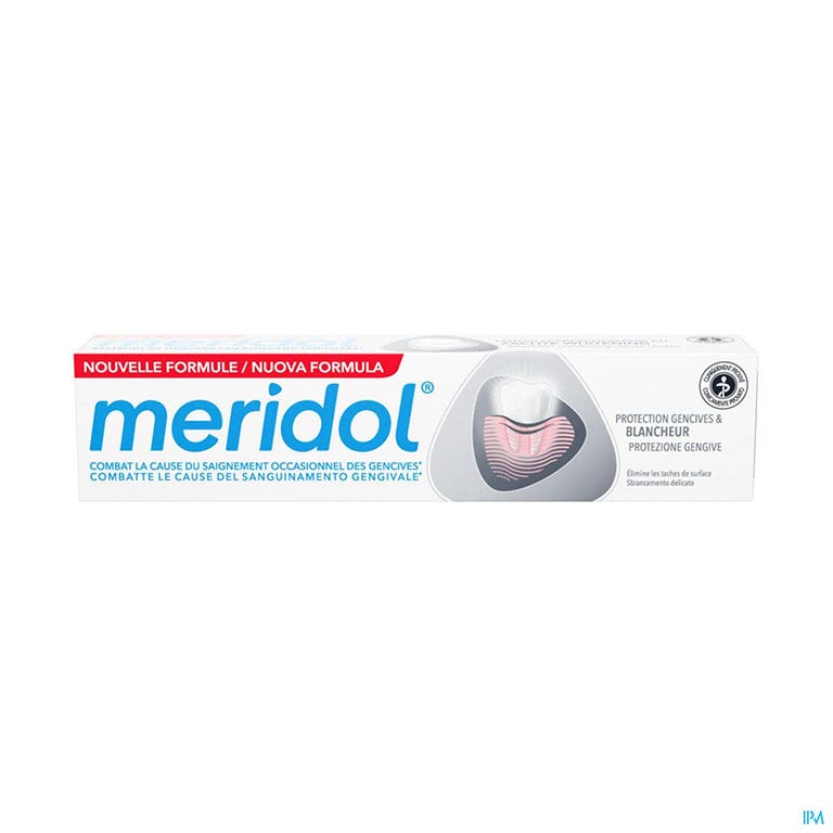 Meridol Dentifrice Blancheur Protection Gencives 75ml