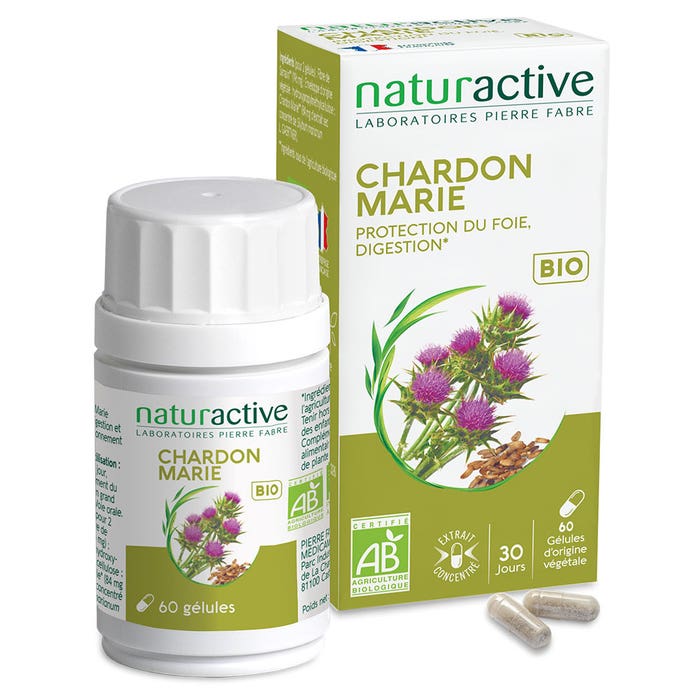 Chardon Marie Bio 60 Gélules Naturactive