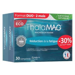 Thalamag Réduction de la fatigue Magnesium Marin LP 2x30 comprimés