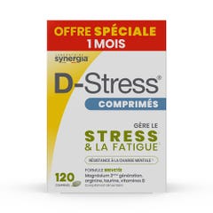 Synergia D-Stress Stress et fatigue 120 comprimés