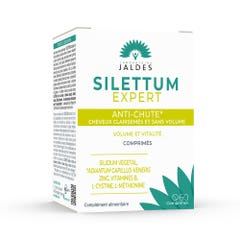 Jaldes Silettum Expert Anti-Chute Cheveux clairsemés et sans volume 60 comprimés