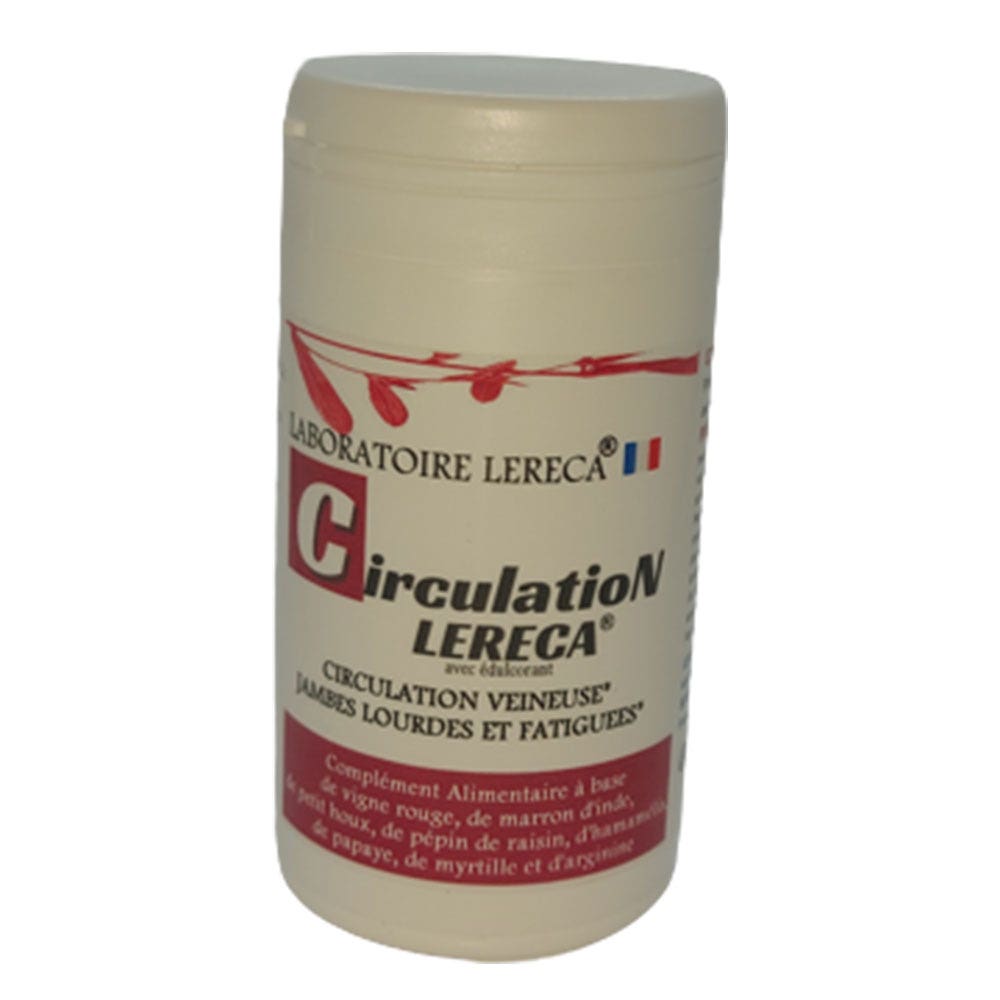 Lereca Circulation Jambes Lourdes et Fatigues 60 comprimés