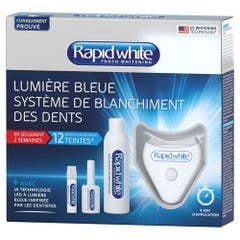 Rapid White Kit Lumiere Bleue Systeme De Blanchiment Des Dents