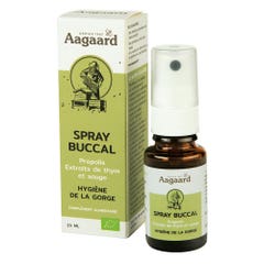 Aagaard Spray Buccal Propolis Bio Extrait de Thym et Sauge 15ml