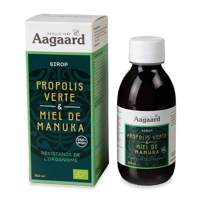 Aagaard Propolis Verte & Miel De Manuka Bio 150ml