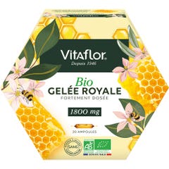 Vitaflor Gelée Royale Bio 1800mg 20 Ampoules