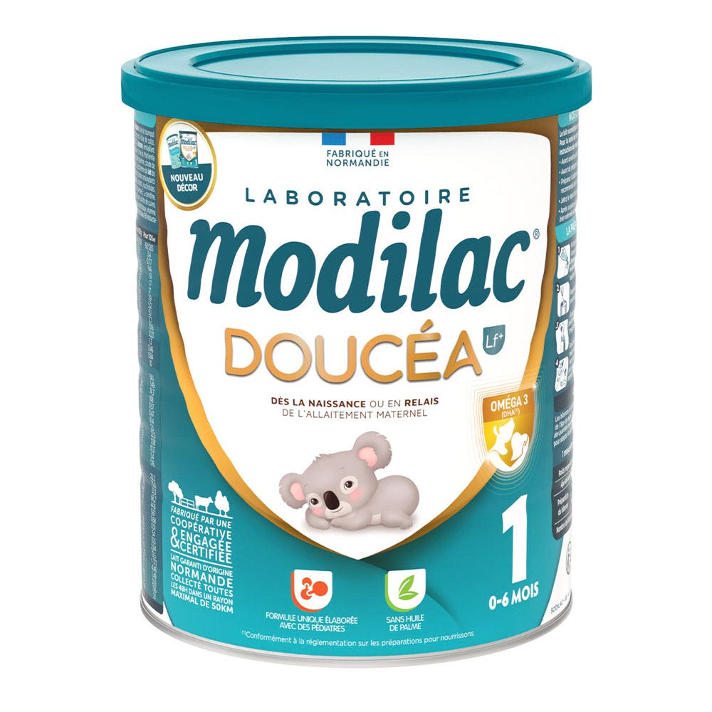 Modilac Doucéa Lait en Poudre Dès La Naissance Ou en Relais 1 0 à 6 Mois 820g