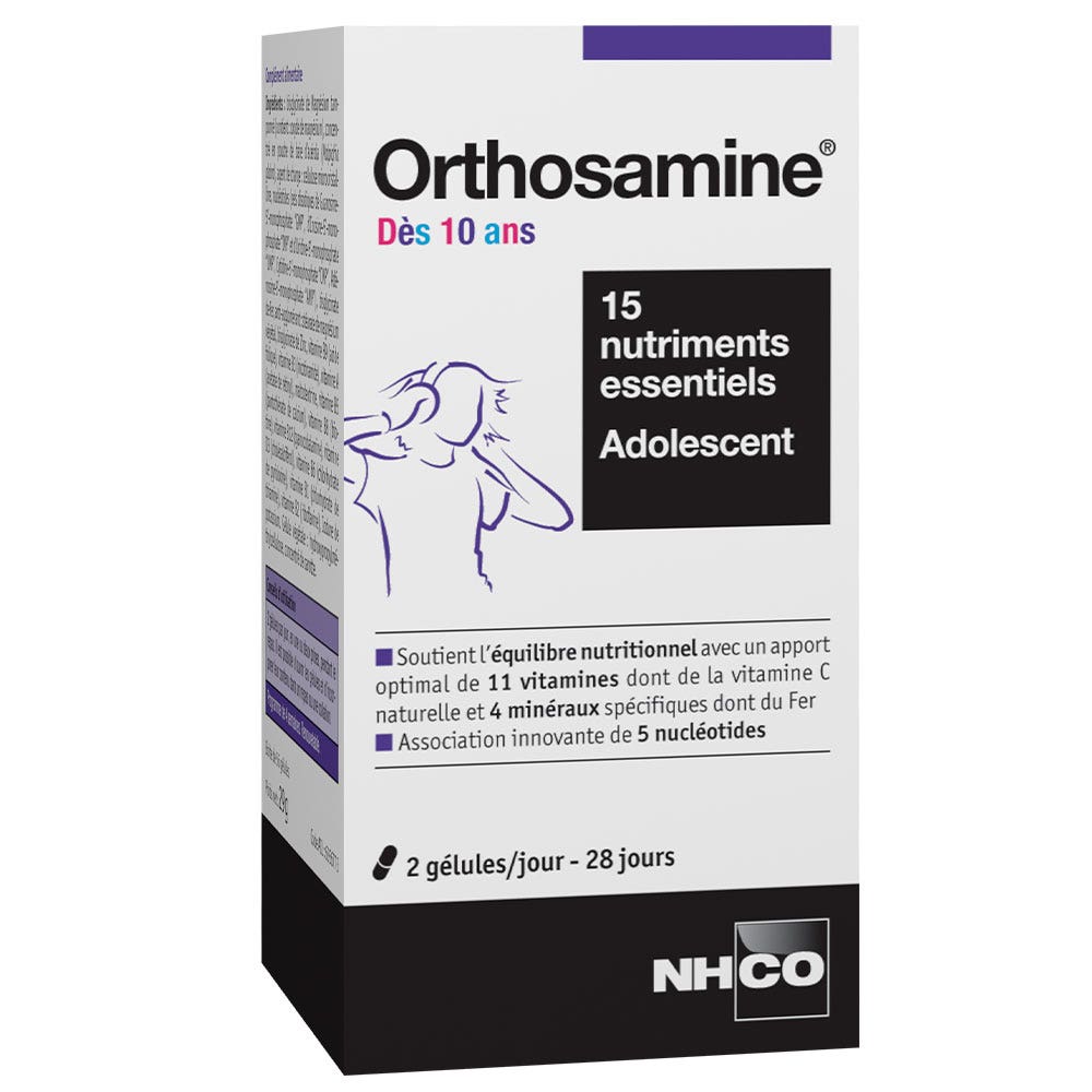 Nhco Nutrition Orthosamine Dès 10 ans 56 gélules