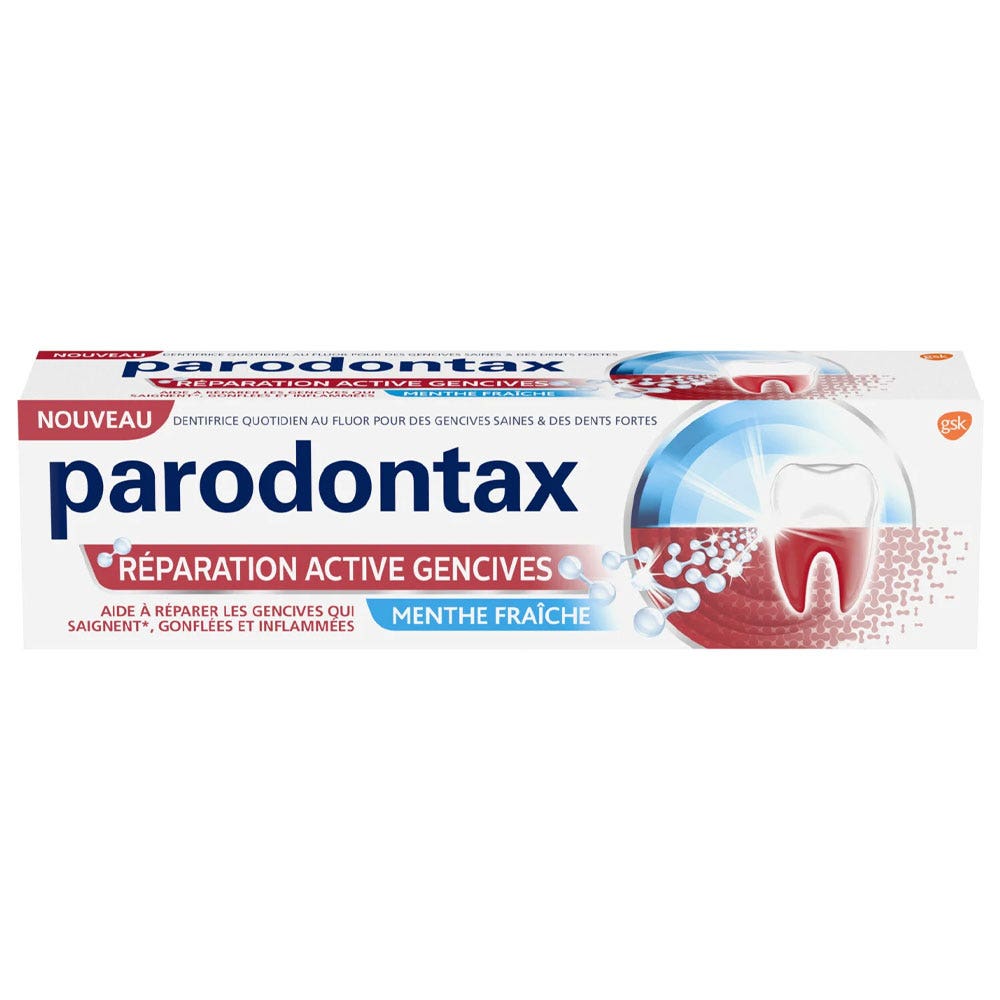 Parodontax Dentifrice Réparation Active Gencives Menthe Fraîche 75ml