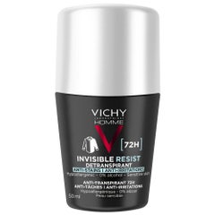 Vichy Homme Invisible Resist Détranspirant Anti Irritations 72h 50ml