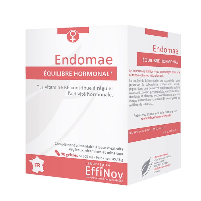 Endomae 90 gélules Equilibre hormonale Effinov Nutrition