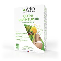 Arkopharma Arkofluides Ultra Draineur Bio 30 Ampoules