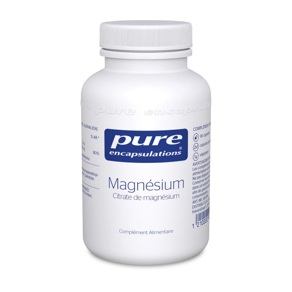 Pure Encapsulations Magnésium (Citrate de magnésium) 90 gélules