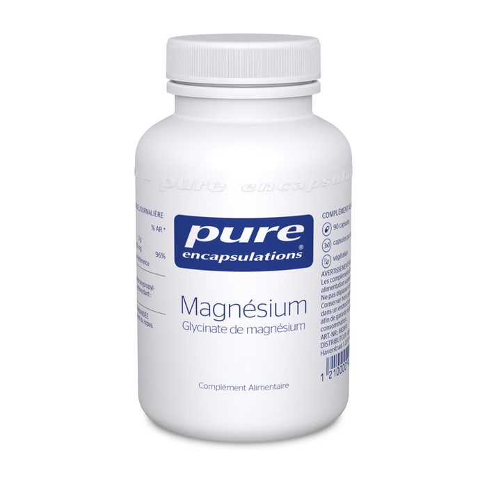Pure Encapsulations Magnésium (Glycinate de magnésium) 90 gélules