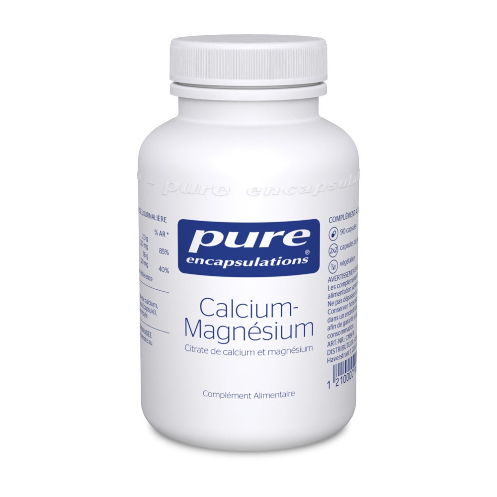Pure Encapsulations Calcium-Magnésium  90 gélules