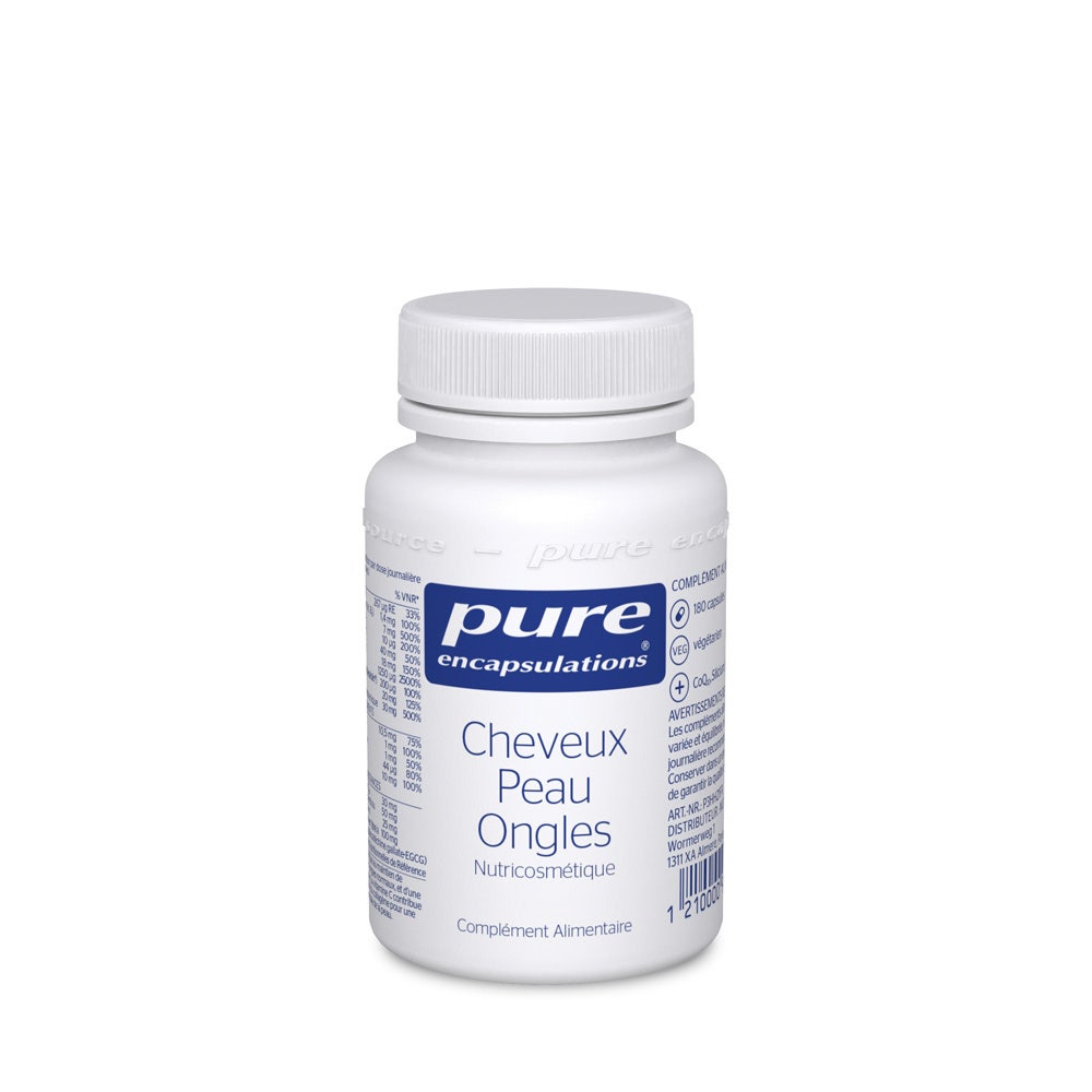 Pure Encapsulations Cheveux Peau Ongles 180 gélules
