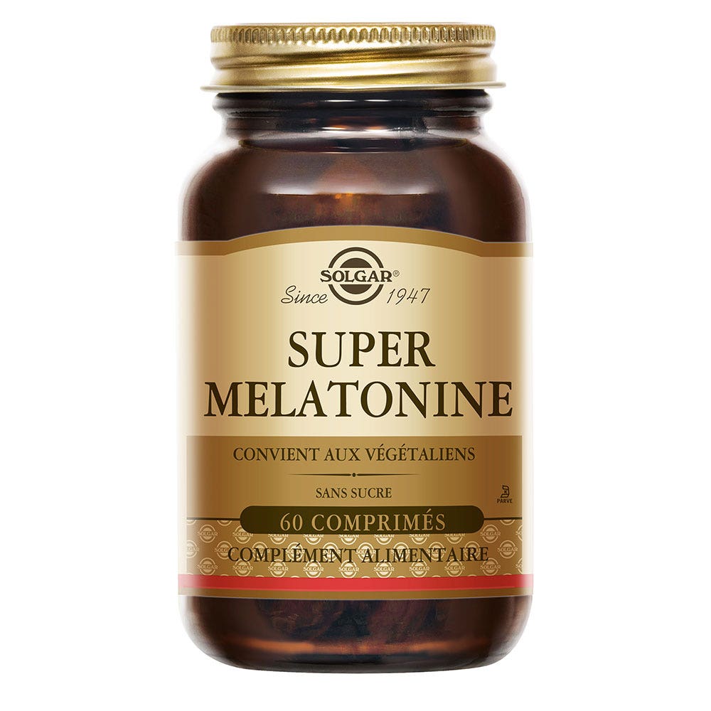 SOLGAR SUPER MELATONINE 1,9MG 60 COMPRIMES