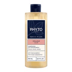 Phyto Couleur Shampooing Anti-Dégorgement Cheveux Colorés, Méchés 500ml