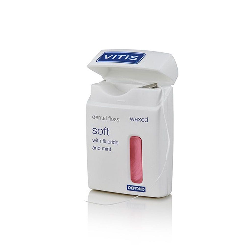 Vitis Fil Dentaire Soft Ciré et Fluoré 50m