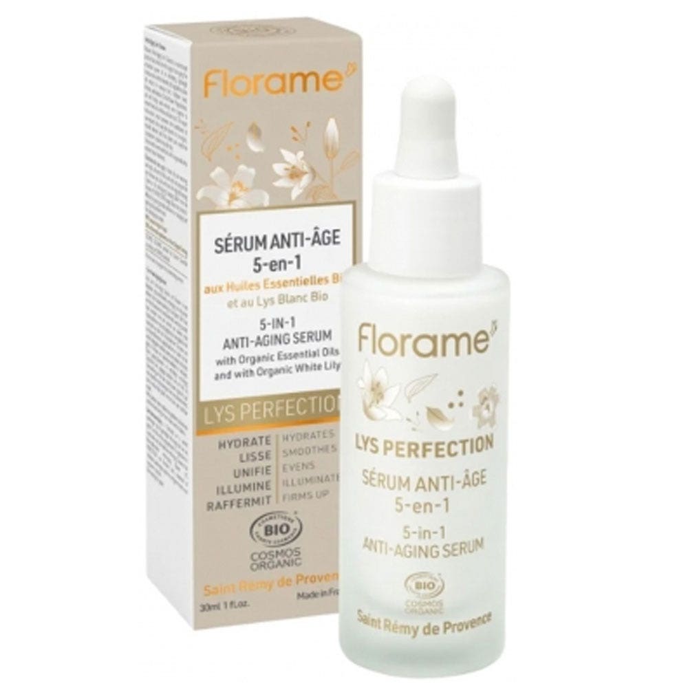 Florame Lys Perfection Serum Anti Age 5en1 Bio 30ml