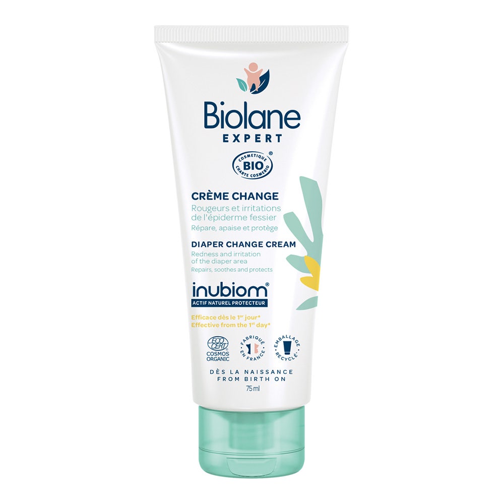 Biolane Expert Crème Change Bio Répare & Apaise Peaux sèches et Sensibles 75ml